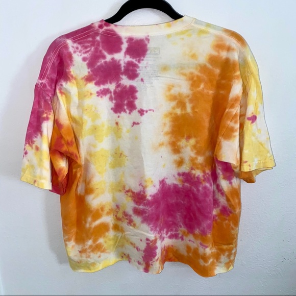 NWT Pacman Tie Dye Crop Top TShirt XL - Picture 3 of 4